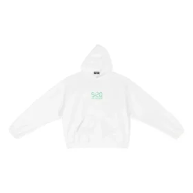 5:20 Sudadera con capucha y estampado «Blanco Verde» 674986TMVL69164
