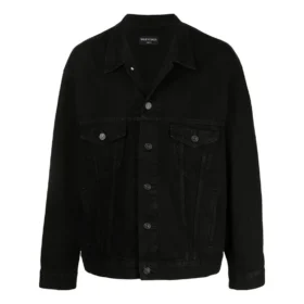 Alquiler de ropa: Chaqueta Denim de corte holgado «Negro» 675206TEW051105