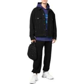 Alquiler de ropa: Chaqueta Denim de corte holgado «Negro» 675206TEW051105