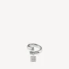 Anillo «Saint-Germain» para mujer con etiqueta en plata brillante Anillo «Saint-Germain» para mujer con etiqueta en plata brillante
