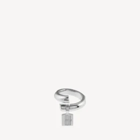 Anillo «Saint-Germain» para mujer con etiqueta en plata brillante