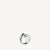 Anillo «Saint-Germain» para mujer con etiqueta en plata brillante Anillo «Saint-Germain» para mujer con etiqueta en plata brillante
