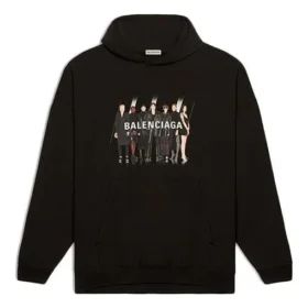 Balenciaga auténtico, talla grande, negro 620947TIVA21000