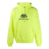 Balenciaga BB para hombre con estampado en la parte trasera, amarillo 583215TFV617050