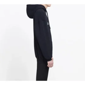Balenciaga BB para hombre con logotipo estampado en el pecho, negro 556143TDV521000