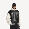 Balenciaga | Chaqueta universitaria de la colaboración con la NBA en negro/blanco Balenciaga | Chaqueta universitaria de la colaboración con la NBA en negro/blanco