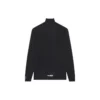 Balenciaga FW21 Alphabet de manga larga para hombre, negro, 661749444B81077