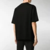 Balenciaga para hombre, camiseta de manga corta con estampado BLogo, negra, 612966TJVD61000