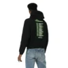 Balenciaga para hombre, camiseta de manga larga con estampado negro, 556136TDV151000