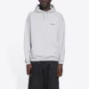 Balenciaga para hombre, colección otoño-invierno 2021, estampado con logotipo, manga larga, gris, 600583TIV841167