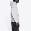 Balenciaga para hombre, colección otoño-invierno 2021, estampado con logotipo, manga larga, gris, 600583TIV841167