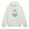 Balenciaga para hombre, colección otoño-invierno 2021, «Hi My Name Is», estampado alfabético, manga larga, blanco, 651799TKVF29081