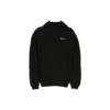 Balenciaga para hombre, colección primavera-verano 2021, camiseta de algodón con capucha grande y manga larga, negro, 620973TKV871070