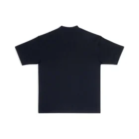 Balenciaga para hombre, colección primavera-verano 2021, camiseta de manga corta con estampado del logotipo, negra, 612966TIV541070 Balenciaga para hombre, colección primavera-verano 2021, camiseta de manga corta con estampado del logotipo, negra, 612966TIV541070
