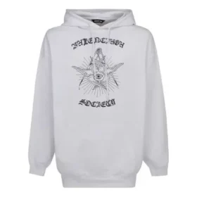 Balenciaga para hombre con estampado de letras, blanco, 570811TJVE99000