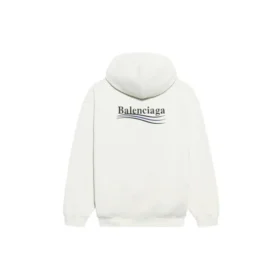 Balenciaga para hombre con estampado de letras de Political Campaign bordadas, blanco, 600583TKVI99084
