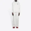 Balenciaga para hombre con estampado de letras de Political Campaign bordadas, blanco, 600583TKVI99084
