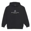 Balenciaga para hombre con estampado del logotipo «Alphabet», negro, 570811TGV701000
