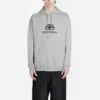 Balenciaga para hombre con estampado del logotipo, gris, 570811THV781300