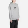 Balenciaga para hombre con estampado del logotipo, gris, 570811THV781300