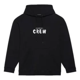 Balenciaga para hombre con estampado del logotipo, negro 600583TIV751070
