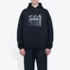 Balenciaga para hombre con estampado del logotipo «Portrait», negro 620973TIVA21000