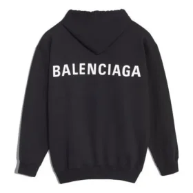Balenciaga para hombre, con gran logotipo estampado en la espalda, negro, 556143TAV371000 Balenciaga para hombre, con gran logotipo estampado en la espalda, negro, 556143TAV371000