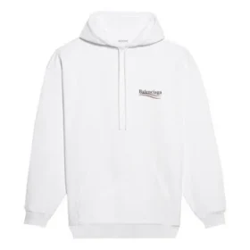 Balenciaga para hombre con logotipo de Political Campaign, blanco, 600583TIV539040