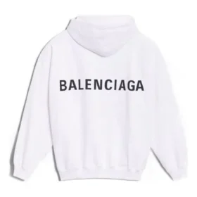 Balenciaga para hombre, con logotipo en la espalda, blanco, 556143TAV379000 Balenciaga para hombre, con logotipo en la espalda, blanco, 556143TAV379000