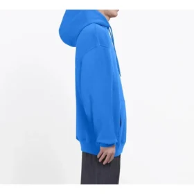Balenciaga para hombre con logotipo en la espalda y estampado de letras, azul, 570811THV798077