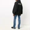 Balenciaga para hombre, Dfil Sports Classic con estampado de letras, negro, 641679TJVE51000