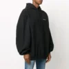 Balenciaga para hombre, Dfil Sports Classic con estampado de letras, negro, 641679TJVE51000