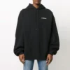 Balenciaga para hombre, Dfil Sports Classic con estampado de letras, negro, 641679TJVE51000