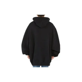 Balenciaga para hombre, negro, con eslogan estampado, negro 641679TJV771000 Balenciaga para hombre, negro, con eslogan estampado, negro 641679TJV771000
