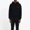 Balenciaga para hombre, pecho blanco, negro, logotipo pequeño, negro, 556145TYK271000