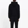 Balenciaga para hombre, pecho blanco, negro, logotipo pequeño, negro, 556145TYK271000