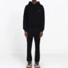 Balenciaga para hombre, pecho blanco, negro, logotipo pequeño, negro, 556145TYK271000