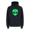 Balenciaga para hombre, temporada primavera-verano 2021, con logotipo «Alien» estampado, estampado grueso, clásico, negro, 641679TJV959113