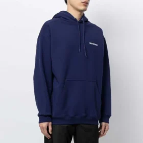 Balenciaga para hombre, temporada primavera-verano 2021, estampado de letras, azul clásico, 600583TIV843967