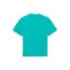 Balenciaga para hombre, temporada primavera-verano 2021, estampado de letras, cuello redondo con agujeros, manga corta, verde 651795TKVB84661