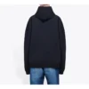 Balenciaga para hombre Uniform Plush Loose Classic Negro 620973TIV801000