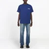 Balenciaga para hombre, versión con estampado de Political Campaign, manga corta, azul real 508203TAV444540
