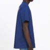 Balenciaga para hombre, versión con estampado de Political Campaign, manga corta, azul real 508203TAV444540