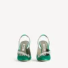 Balenciaga para mujer | Sandalias de talón abierto de Manolo Blahnik en color hierba Balenciaga para mujer | Sandalias de talón abierto de Manolo Blahnik en color hierba
