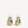Balenciaga para mujer | Sandalias de talón abierto de Manolo Blahnik en color lima