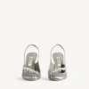 Balenciaga para mujer | Sandalias de talón abierto de Manolo Blahnik en gris pluma Balenciaga para mujer | Sandalias de talón abierto de Manolo Blahnik en gris pluma