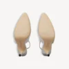 Balenciaga para mujer | Sandalias de talón abierto de Manolo Blahnik en gris pluma Balenciaga para mujer | Sandalias de talón abierto de Manolo Blahnik en gris pluma