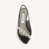 Balenciaga para mujer | Sandalias de talón abierto de Manolo Blahnik en negro Balenciaga para mujer | Sandalias de talón abierto de Manolo Blahnik en negro