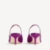Balenciaga para mujer | Zapatos de tacón con talón abierto de Manolo Blahnik en violeta
