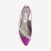 Balenciaga para mujer | Zapatos de tacón con talón abierto de Manolo Blahnik en violeta